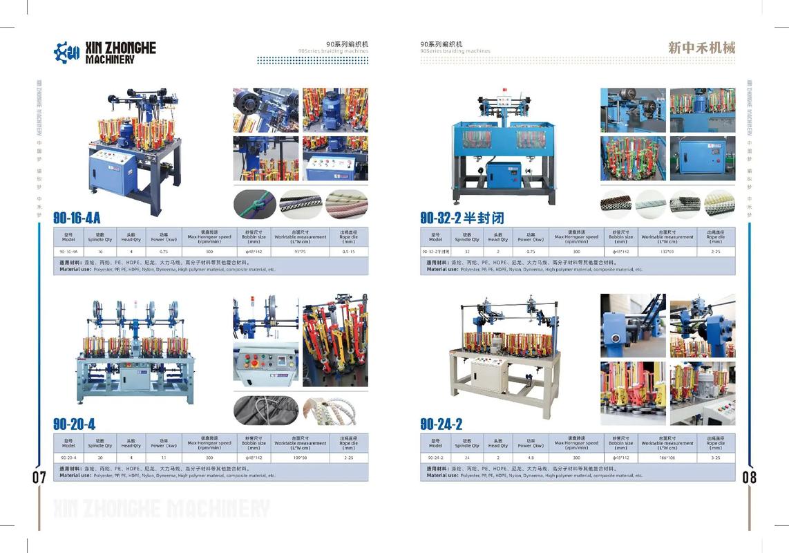 新中禾機(jī)械企業(yè)新畫冊發(fā)布.編織機(jī)產(chǎn)品宣傳畫冊圖冊出爐 #生產(chǎn)